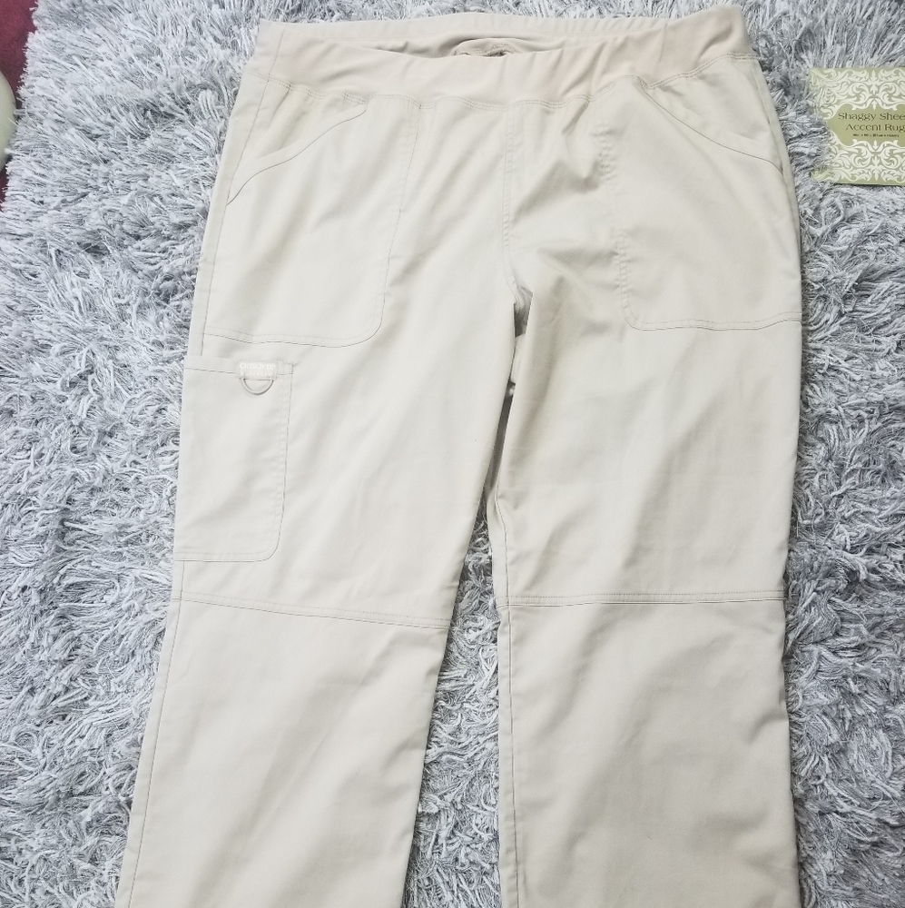CHEROKEE Work yoga stretch scrub pants.